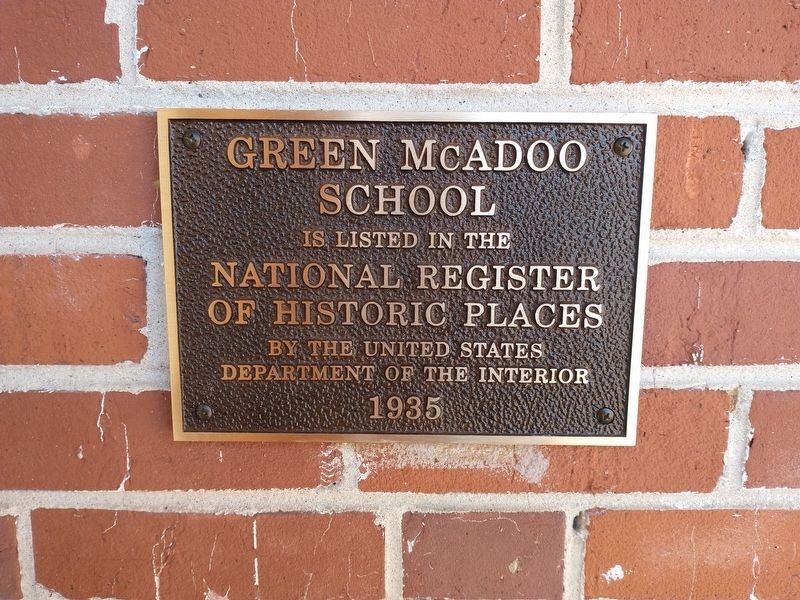 Green McAdoo School image. Click for full size.
