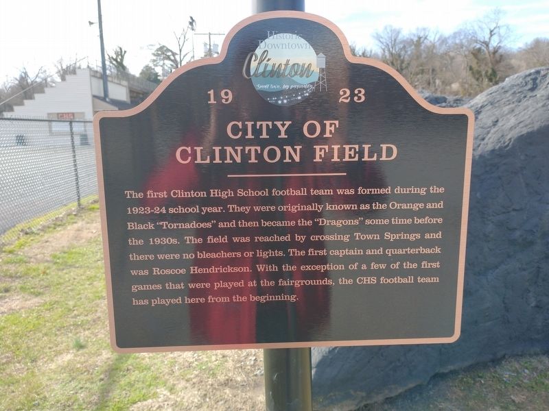 City of Clinton Field Marker image. Click for full size.