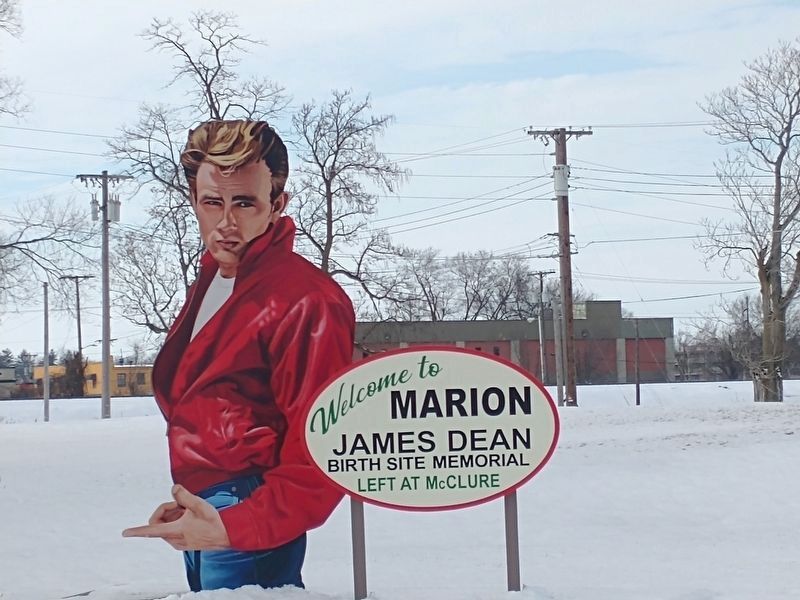 American Actor James Dean Marker image. Click for full size.