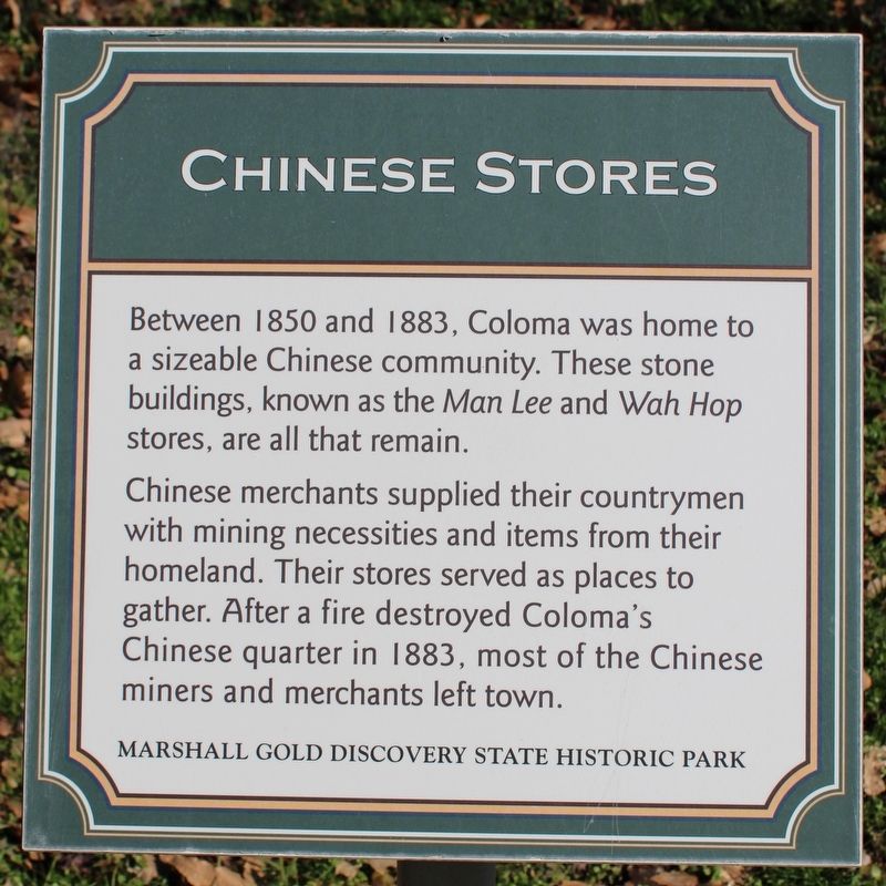 Chinese Stores Marker image. Click for full size.