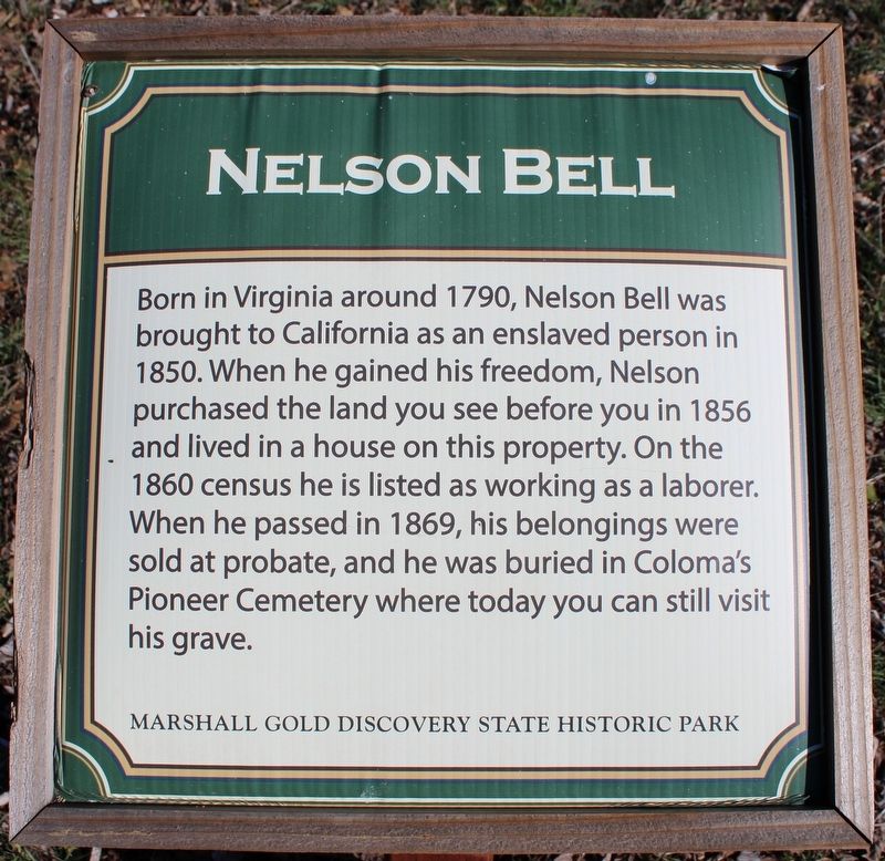 Nelson Bell Marker image. Click for full size.