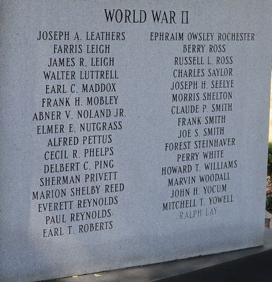 Lincoln County Veterans Memorial. Click for full size. Lincoln County Veterans Memorial image. Click for full size.