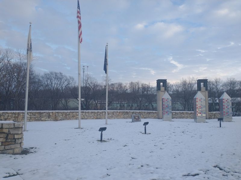 Wabash County Hero Memorial image. Click for full size.