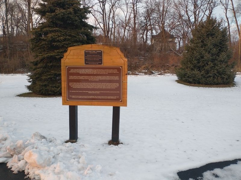 Kin-Com-A-Ong Spring Marker. Click for full size. Kin-Com-A-Ong Spring Marker image. Click for full size.