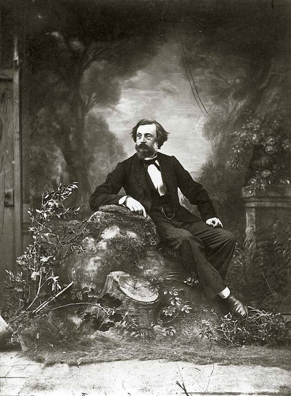 Charles Nègre self-portait. Click for full size. Charles Nègre self-portait image. Click for full size.