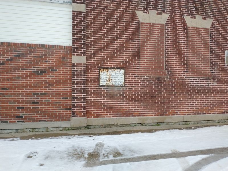Old Plank Road Marker image. Click for full size.