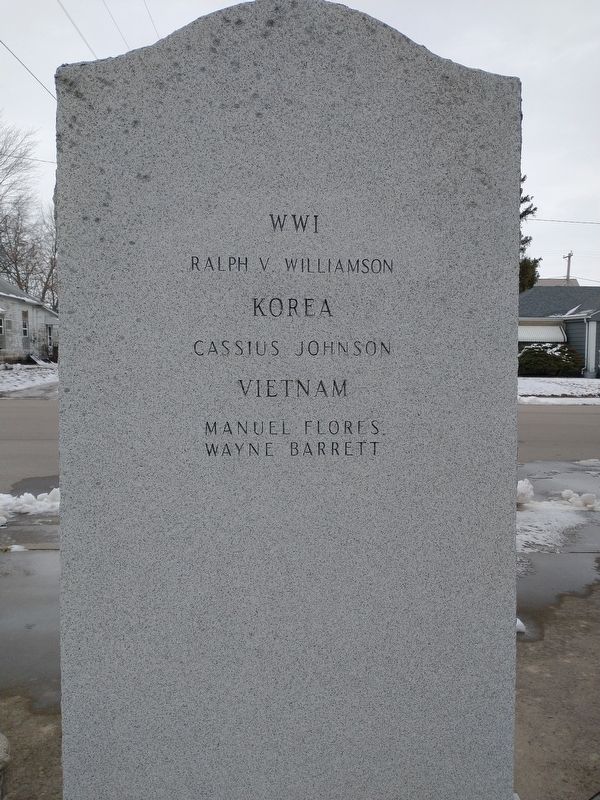 Redkey World War II Veterans Memorial image. Click for full size.