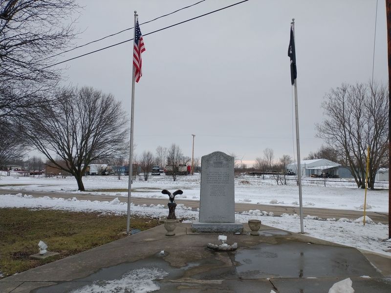 Redkey World War II Veterans Memorial. Click for full size. Redkey World War II Veterans Memorial image. Click for full size.