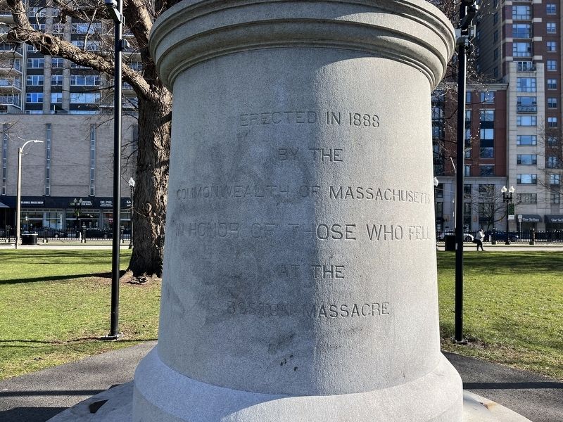 Boston Massacre Monument image. Click for full size.