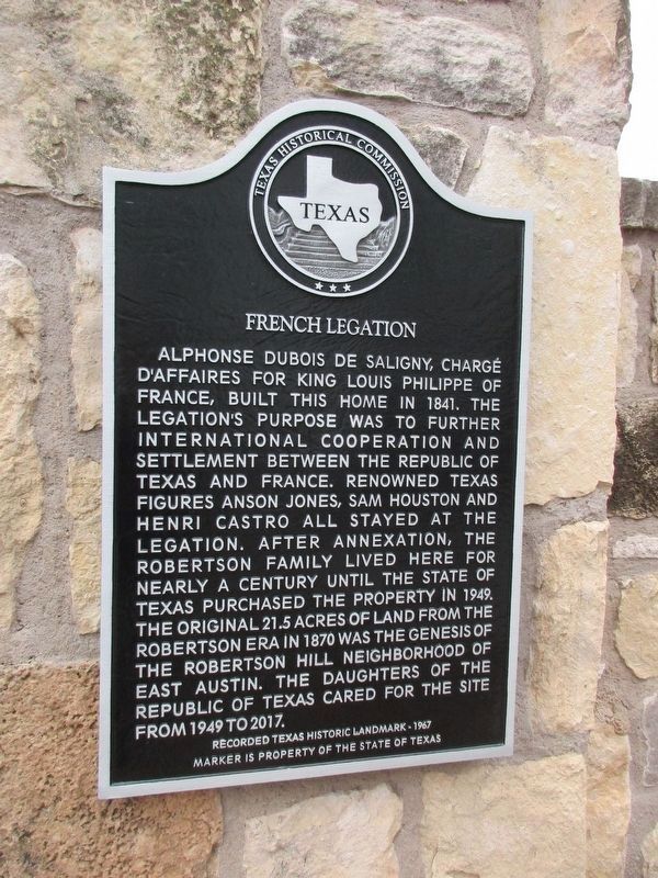 New French Legation Marker image. Click for full size.