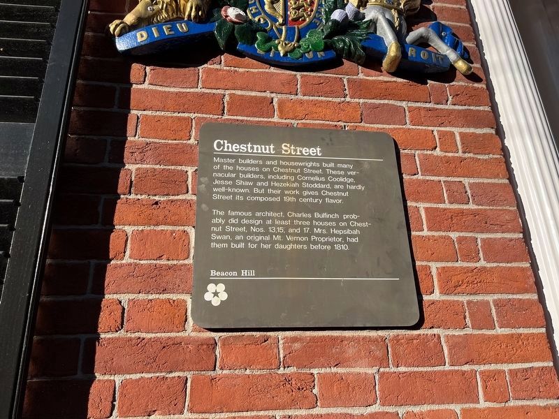 Chestnut Street Marker. Click for full size. Chestnut Street Marker image. Click for full size.
