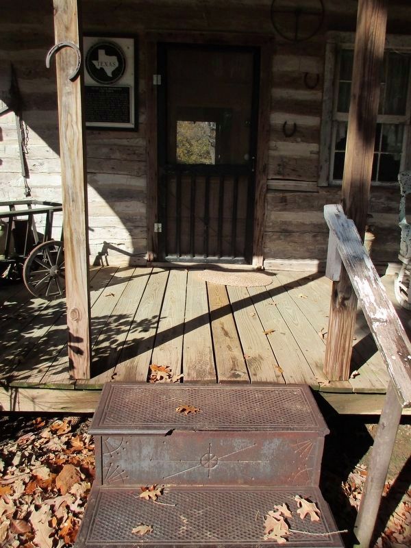 Jesse Elvis Hendricks Log Cabin Marker image. Click for full size.
