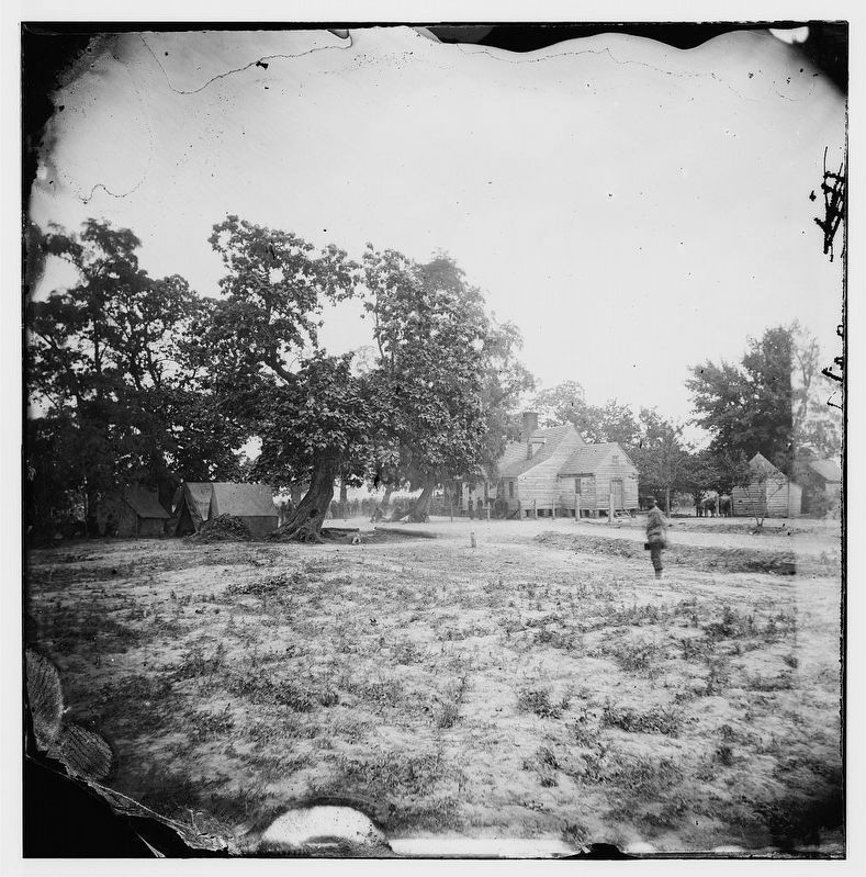 Cold Harbor, Virginia (vicinity). W.P. Burnet's house image. Click for full size.
