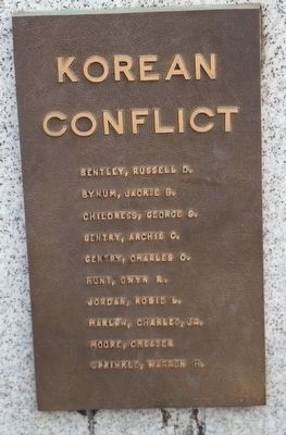 Wilkes County War Dead Memorial image. Click for full size.