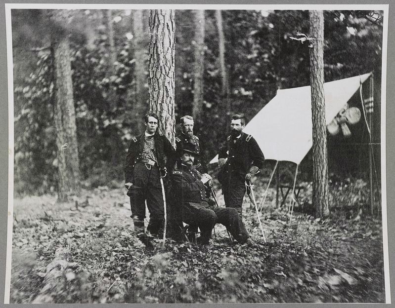 Generals, Barlow, Birney, Gibbon, & Hancock, USA image. Click for full size.