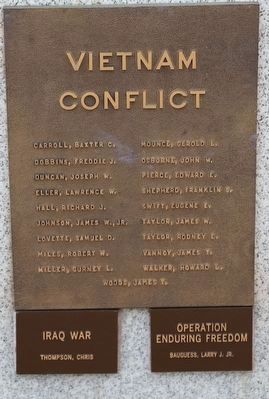 Wilkes County War Dead Memorial image. Click for full size.