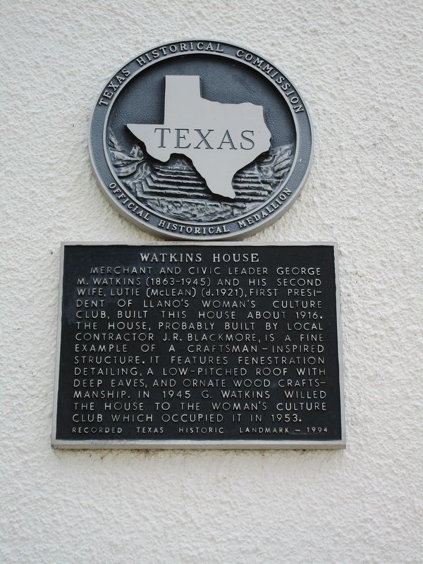 Watkins House Marker image. Click for full size.