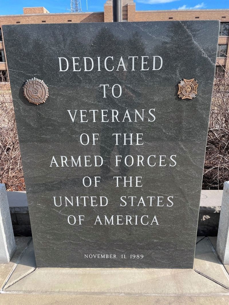 Veterans Memorial. Click for full size. Veterans Memorial image. Click for full size.