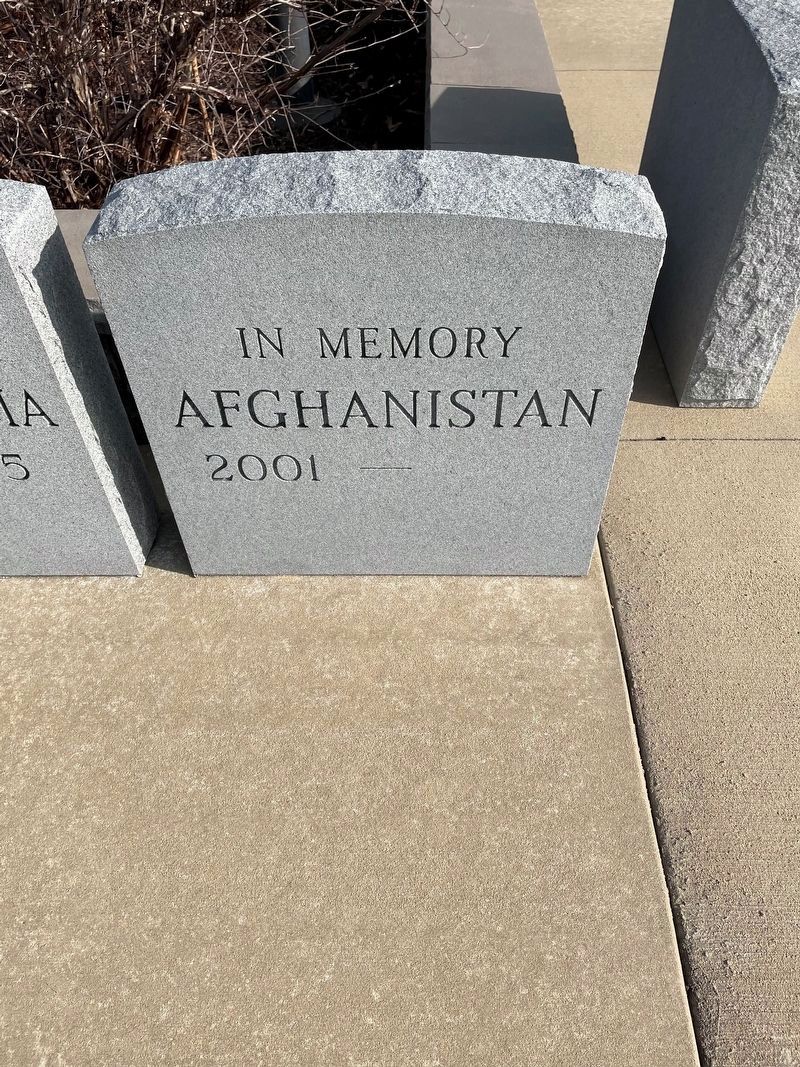 Afghanistan Memorial. Click for full size. Afghanistan Memorial image. Click for full size.
