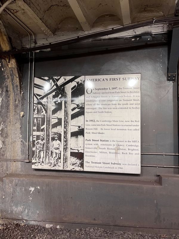 Interpretive signage in the subway station image. Click for full size.