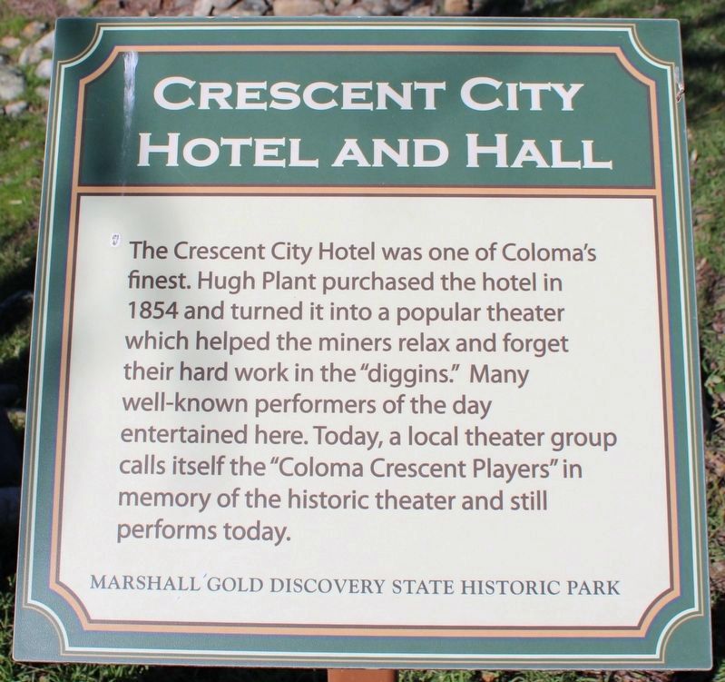 Crescent City Hotel and Hall Marker image. Click for full size.