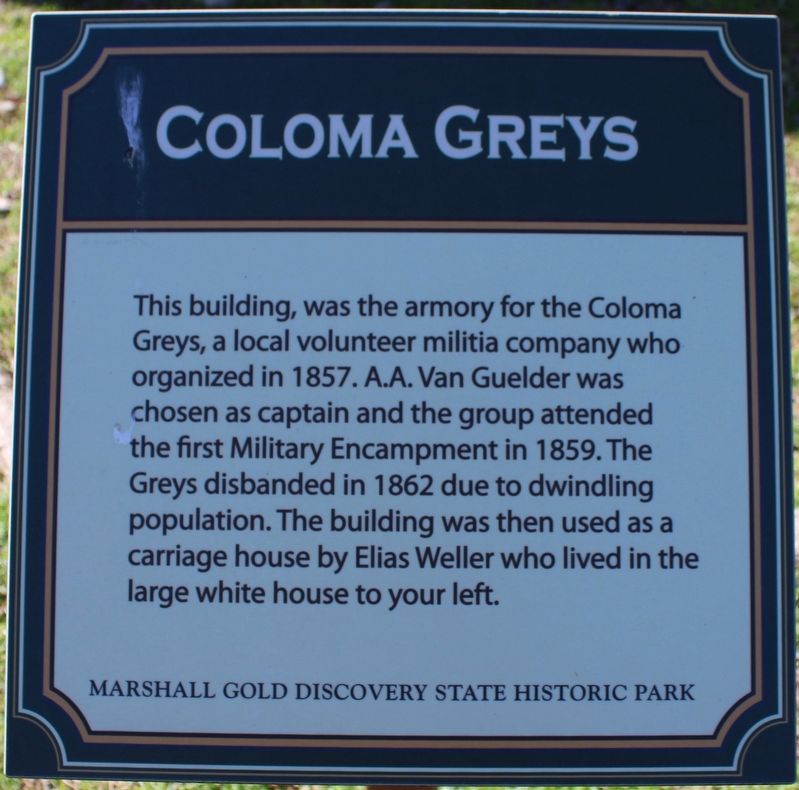 Coloma Greys Marker image. Click for full size.