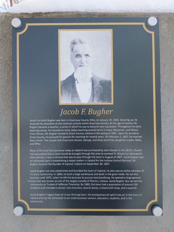 Jacob F. Bugher Marker image. Click for full size.