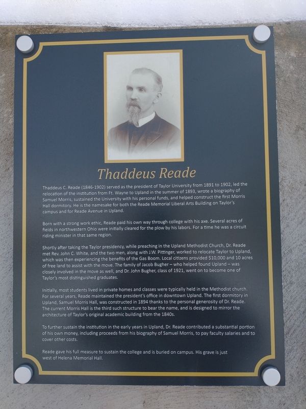 Thaddeus Reade Marker image. Click for full size.