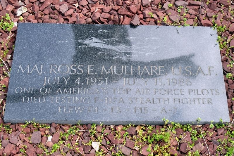 Maj. Ross E. Mulhare, U.S.A.F. Marker image. Click for full size.