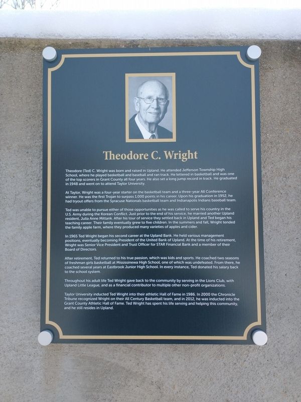 Theodore C. Wright Marker image. Click for full size.