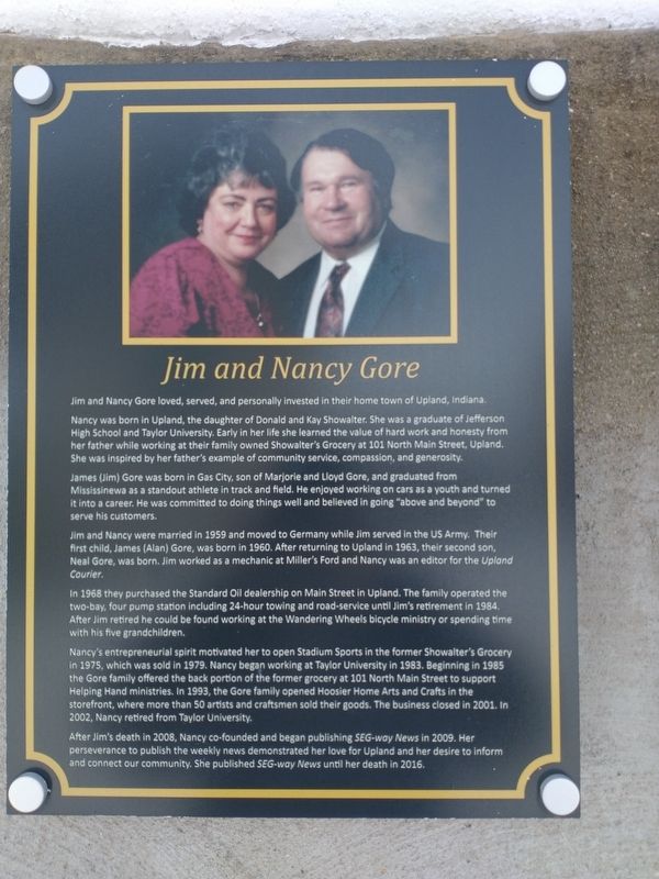 Jim and Nancy Gore Marker image. Click for full size.