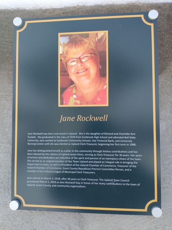 Jane Rockwell Marker image. Click for full size.