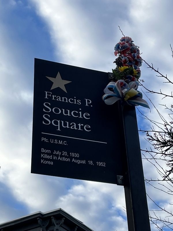 Francis P. Soucie Square Marker image. Click for full size.
