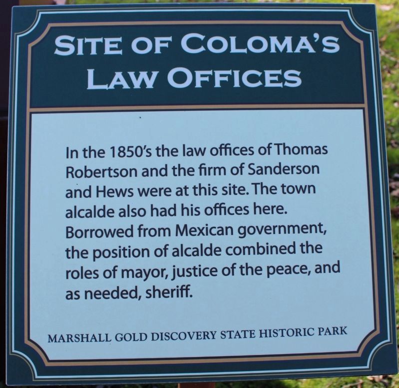 Site of Coloma’s Law Offices Marker image. Click for full size.