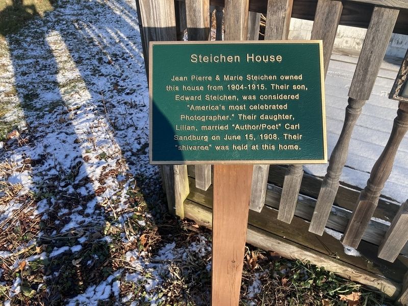 Steichen House Marker image. Click for full size.
