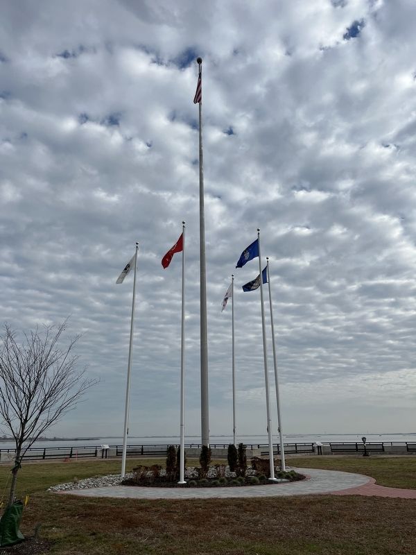 Veteran's Point Marker. Click for full size. Veteran's Point Marker image. Click for full size.