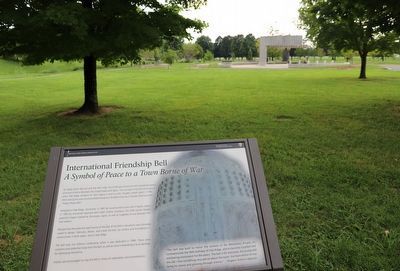 International Friendship Bell Marker. Click for full size. International Friendship Bell Marker image. Click for full size.