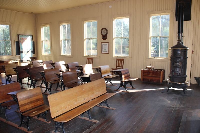 Interior of the Schoolhouse image. Click for full size.