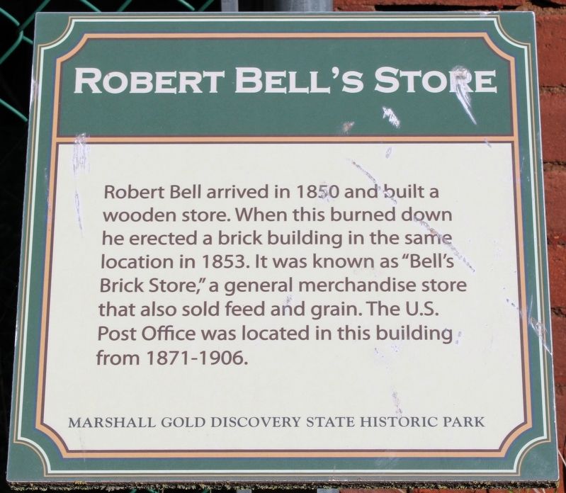 Robert Bell's Store Marker image. Click for full size.