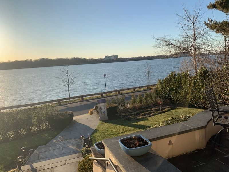 View of Little Neck Bay from the Marker. Click for full size. View of Little Neck Bay from the Marker image. Click for full size.
