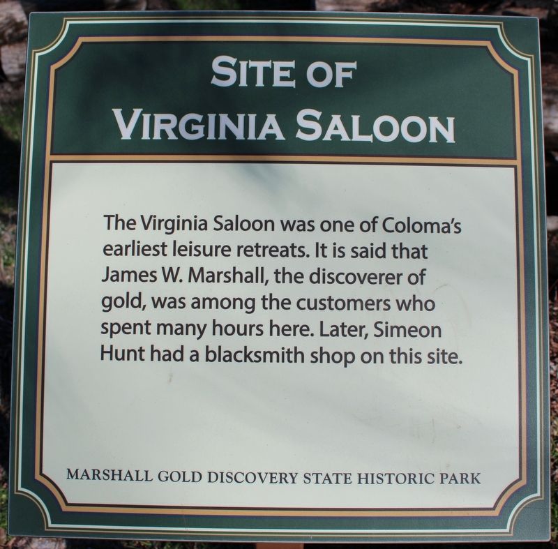 Site of Virginia Saloon Marker image. Click for full size.