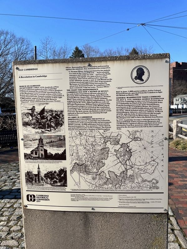 Old Cambridge Marker image. Click for full size.