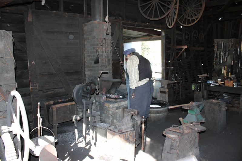 Blacksmith Shop Interior. Click for full size. Blacksmith Shop Interior image. Click for full size.