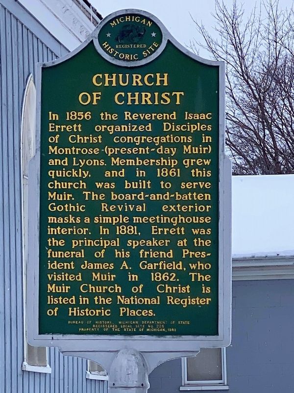 Church of Christ Marker image. Click for full size.