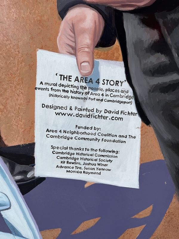 'The Area 4 Story' Marker image. Click for full size.