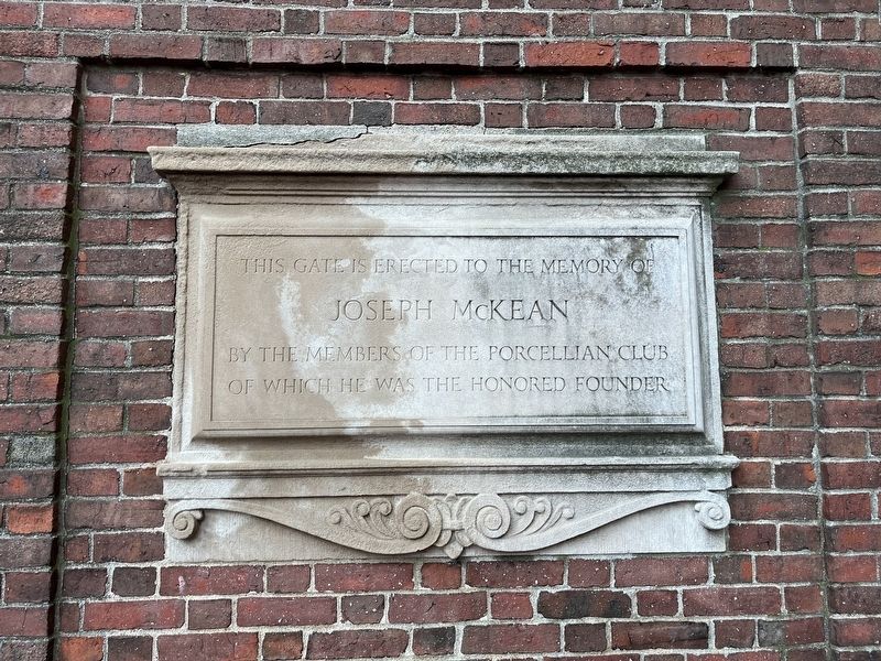 Joseph McKean Marker. Click for full size. Joseph McKean Marker image. Click for full size.