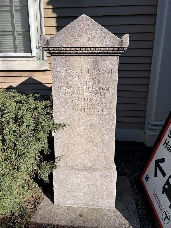 Wadsworth House Marker. Click for full size. Wadsworth House Marker image. Click for full size.