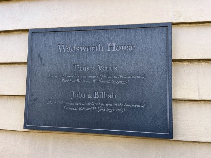 Wadsworth House Marker image. Click for full size.