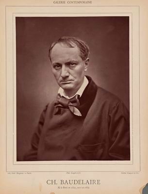 Charles Baudelaire portrait image. Click for full size.