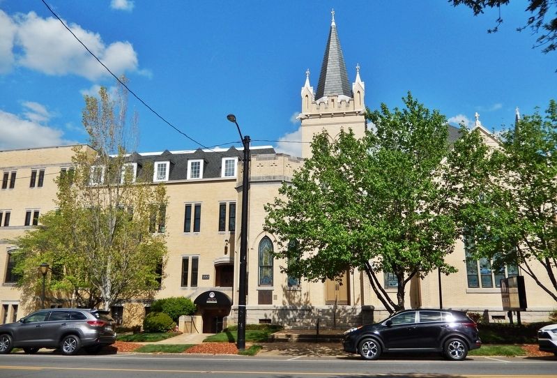 First Baptist Church (<i>east elevation</i>). Click for full size. First Baptist Church (<i>east elevation</i>) image. Click for full size.